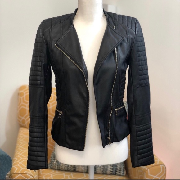 H&M Jackets & Blazers - 🖤H&M Faux Leather Jacket 🖤